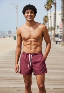 Badehose "HK CREW" burgundy