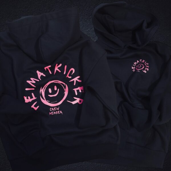 Oversize Hoodie "SMILIE" Heimatkicker / Crew-Member