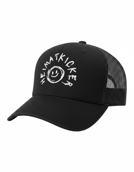 Cap "SMILIE" Trucker schwarz